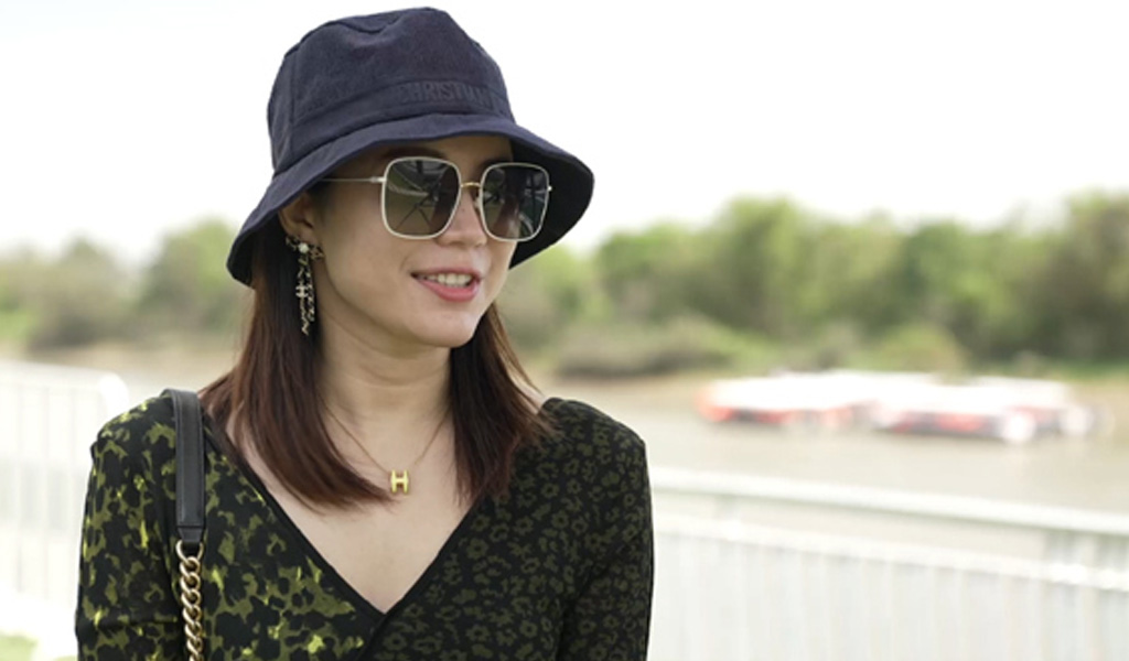 Chị Sarah Gui đã nhanh chóng chọn một biệt thự tại đảo Phượng Hoàng ngay trong buổi trải nghiệm dự án.