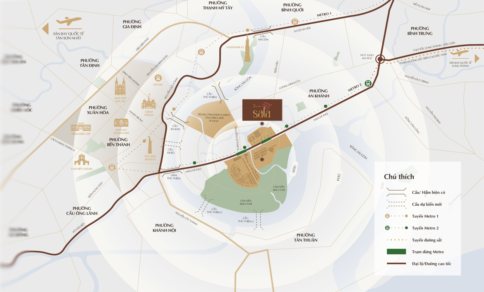 Liên kết khu vực Sarene Residence