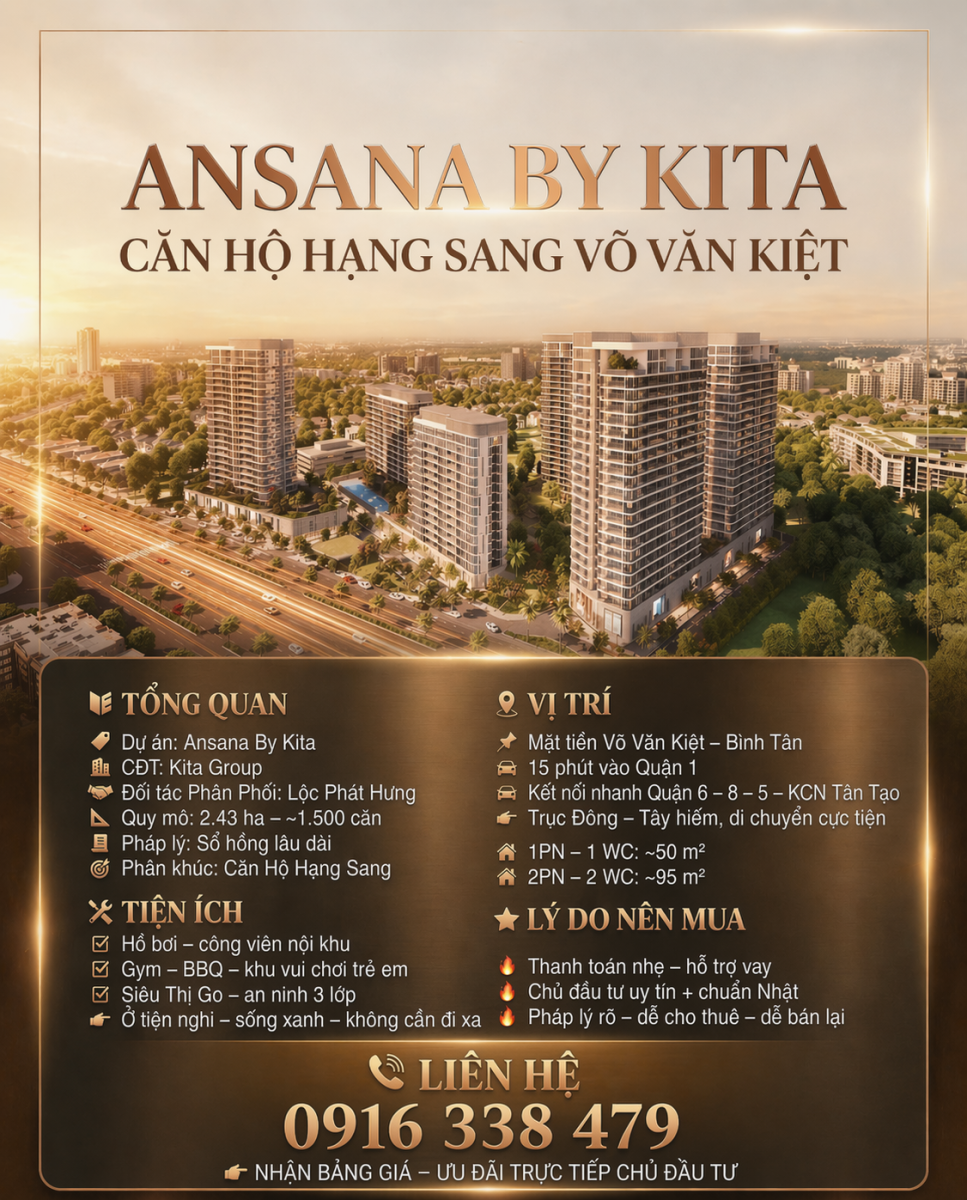 Booking Ansana By Kita Bình Tân