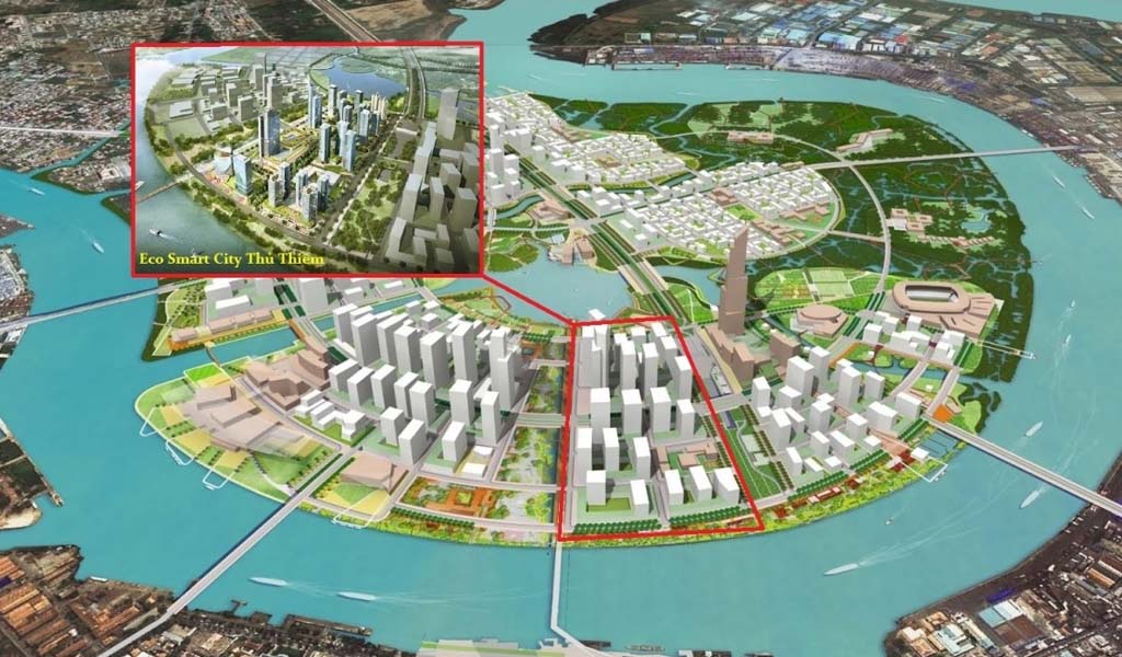 Vị trí dự án Eco Smart City
