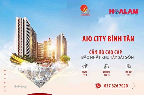 Chính thức nhận giữ chỗ căn hộ Aio City Bình Tân - LK Aeon Bình Tân - Ngân hàng hỗ trợ 70%